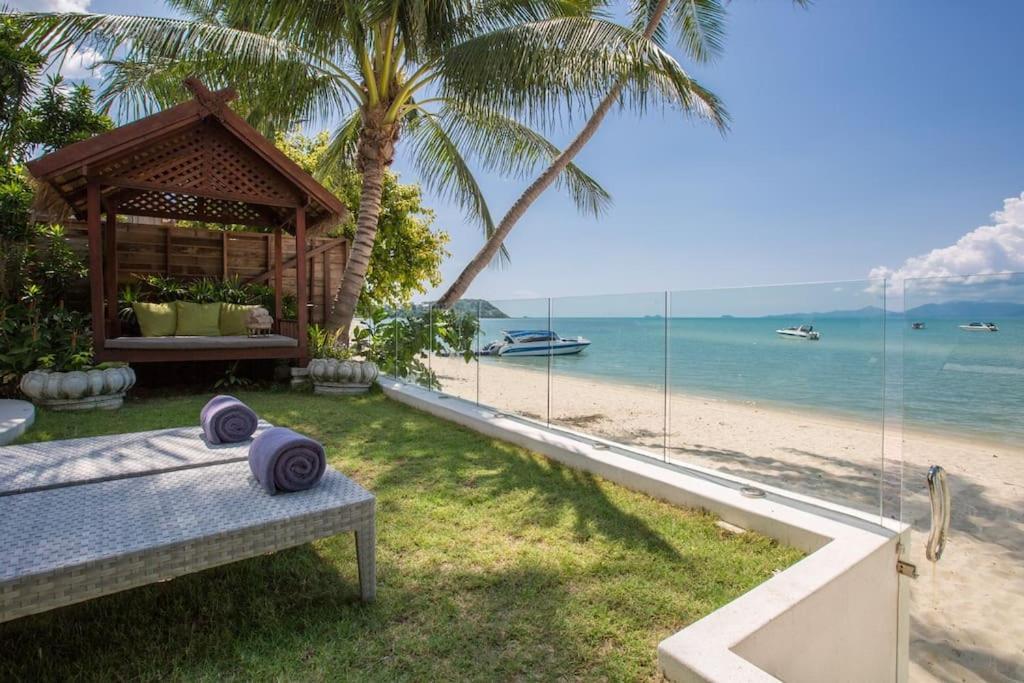 Beachfront Villa Charmant With Private Pool Koh Samui Exterior foto