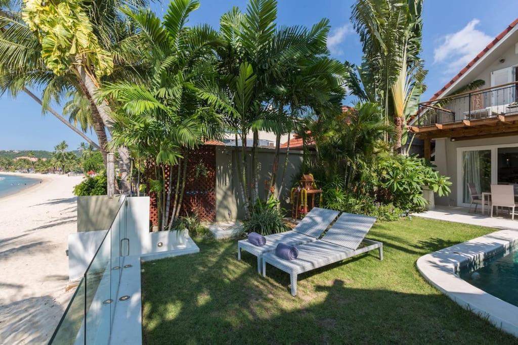 Beachfront Villa Charmant With Private Pool Koh Samui Exterior foto